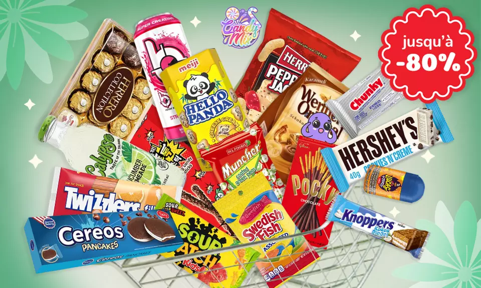 15 € de remise supplémentaire sur le Mega Pack Anti Gaspi de Candy Mix