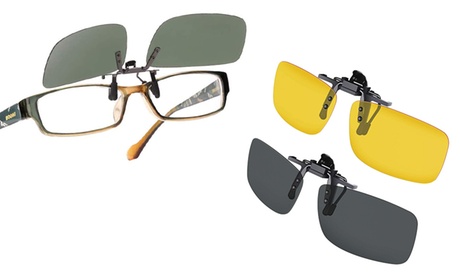 Clip per occhiali da sole e per visione notturna