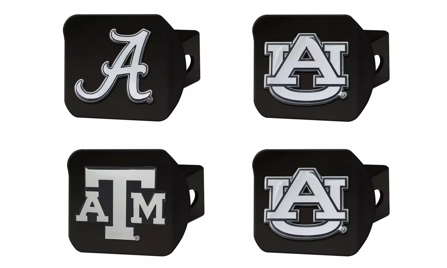 Fanmats NCAA Hitch Cover with Chrome Emblem - Primary Image