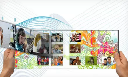 $10 for a Rexall Custom 7"x11" Social Media Photobook ($29.99 Value) - Primary Image