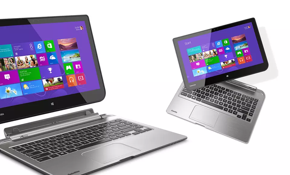 Toshiba Satellite Click 13.3" 2-in-1 Laptop with 1GHz Dual-Core Processor, 4GB RAM, and 500GB Hard Drive. Free Returns. - Primary Image