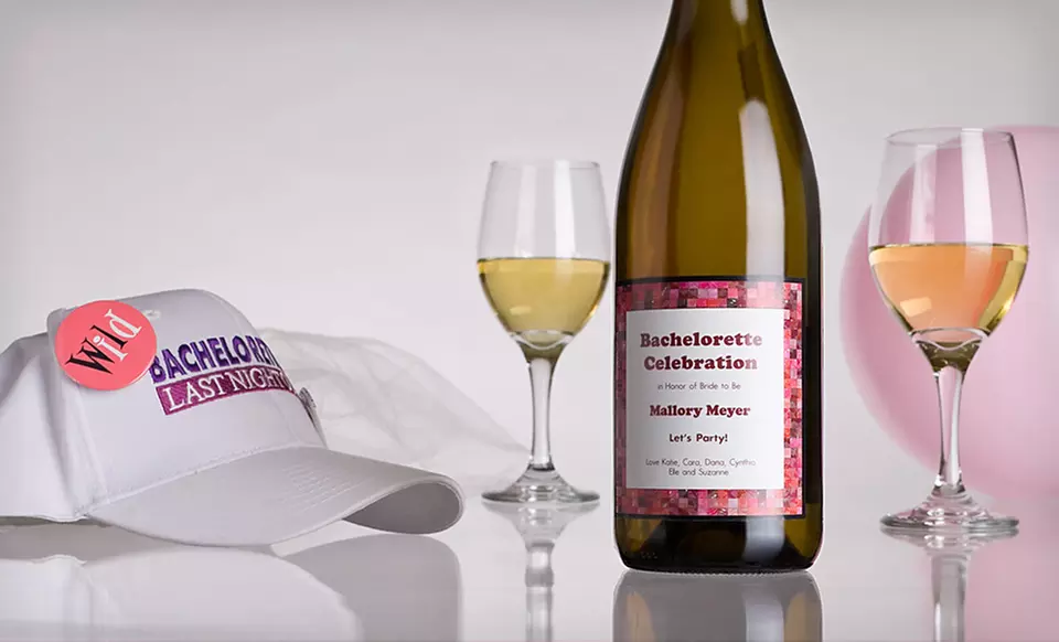 24, 48, or 100 Personalized Wine Labels from PersonalWine.com (Up to 80% Off). Free Shipping. - Second Medium