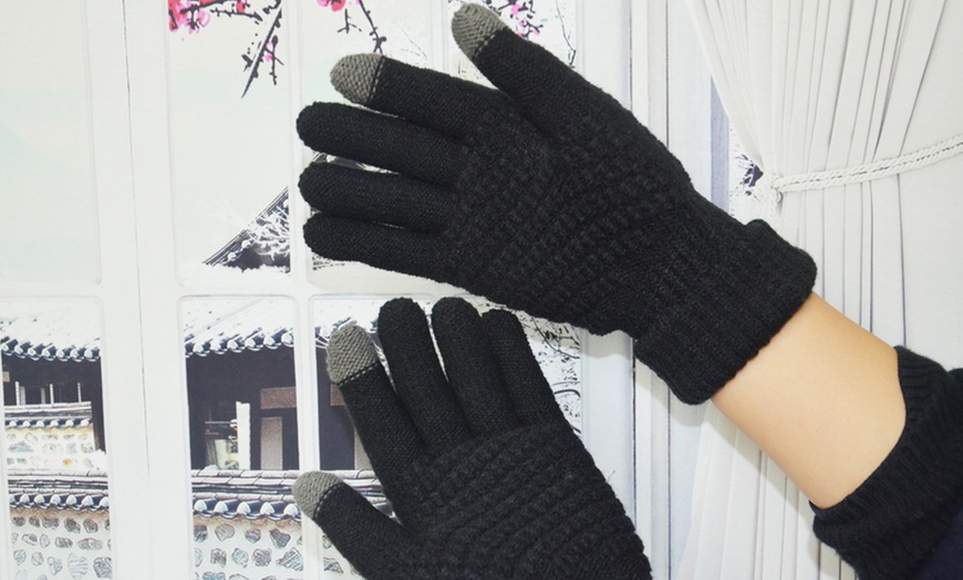 Image 4: 1 ou 2 paires de gants pour écran tactile