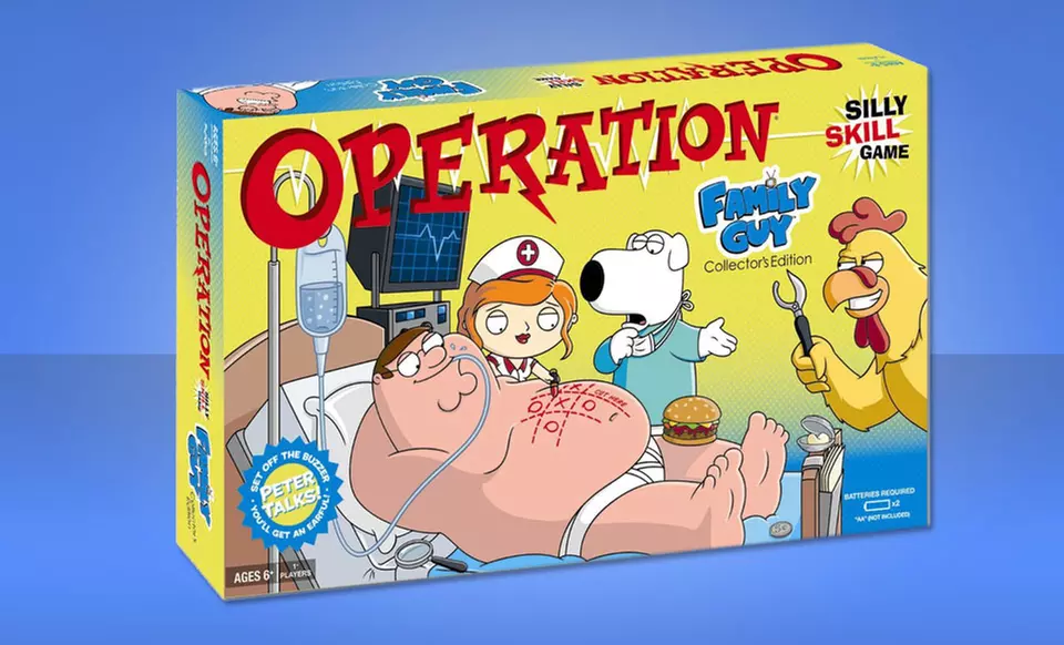$20.99 for Family Guy Collector's Edition Operation Game ($28 List Price). Free Shipping and Returns. - Primary Image