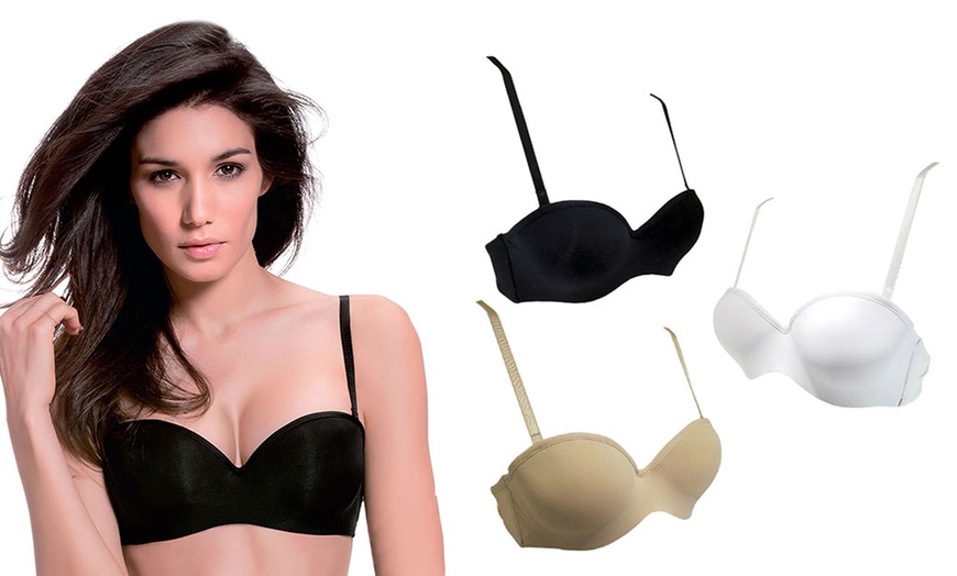 Image 1: 1, 2 o 3 reggiseni Love and Bra Tiziana a fascia