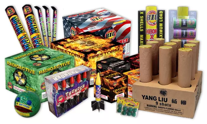 1,386-Piece Fireworks Pro Pack, 44-Piece Big Pro Pack, or $18 for $30 Worth of Fireworks at Pro Fireworks - Primary Image