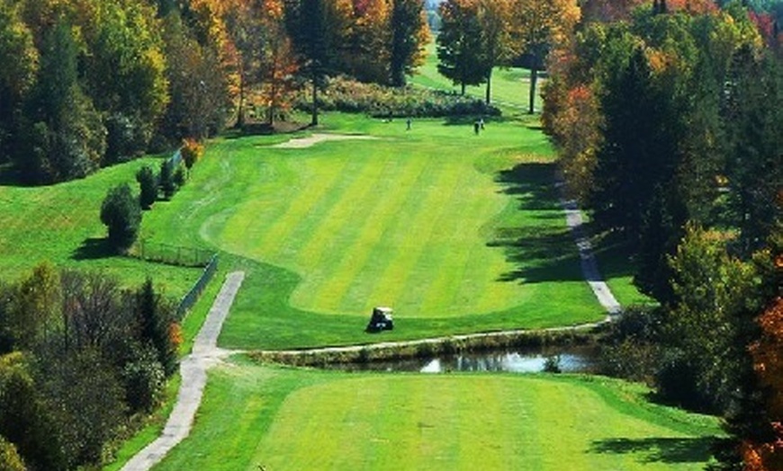 Image 1: 18-Hole Golf Round With Cart