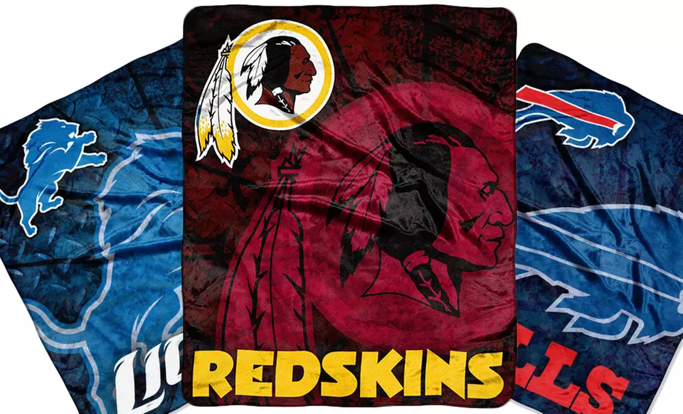 $19﻿.99 for an NFL Raschel 50"x60" Throw ($39.99 List Price). Multiple Teams Available. Free Shipping and Returns. - Primary Image