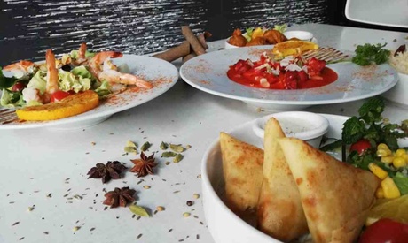 Entrée, plat, dessert avec accompagnement, naan, café pour 1, 2, 4 pers. dès 17,90 € au restaurant Aux Indes express