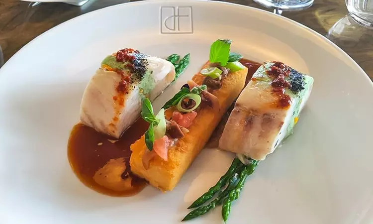 Menu Origine en 6 services à La Place de Mougins