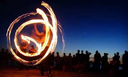 Fire-Dancing Class for 1 or 2 or Fire-Dancing Event for Up to 12 from Combustible Materials (Up to 54% Off) - Primary Image