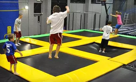 Indoor Trampoline-Park Outing for Two, Four, or Six at Get Air (Up to 53% Off) - Primary Image
