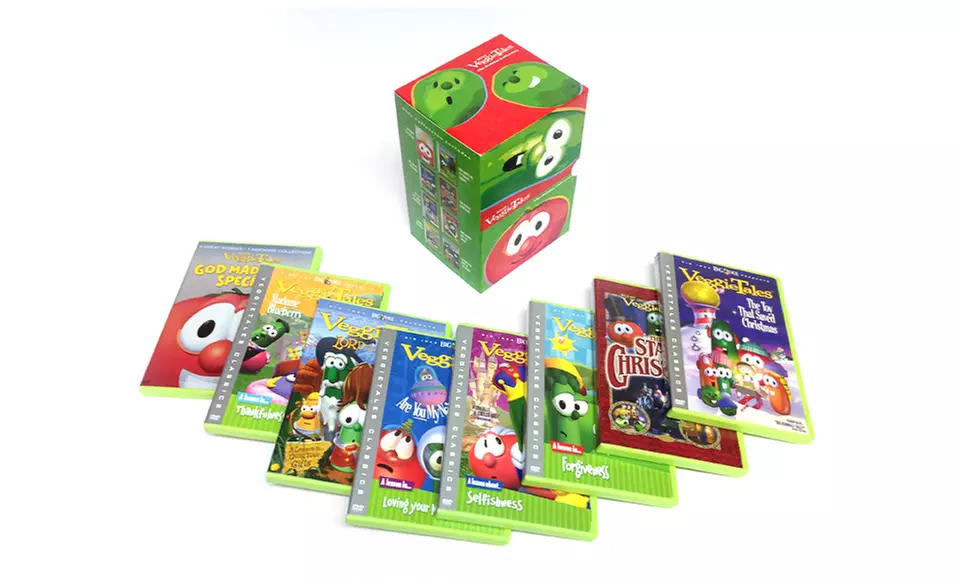 Veggie Tales 8- or 10-DVD Set for $34.99 or $37.99 - Primary Image