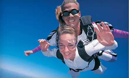 $260 for Tandem Skydiving for Two with T-shirts at Blue Ridge Skydiving Adventures ($460 Value) - Primary Image