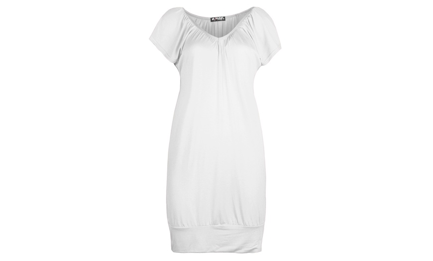 Image 5: Women's V-Neck T-Shirt Dress