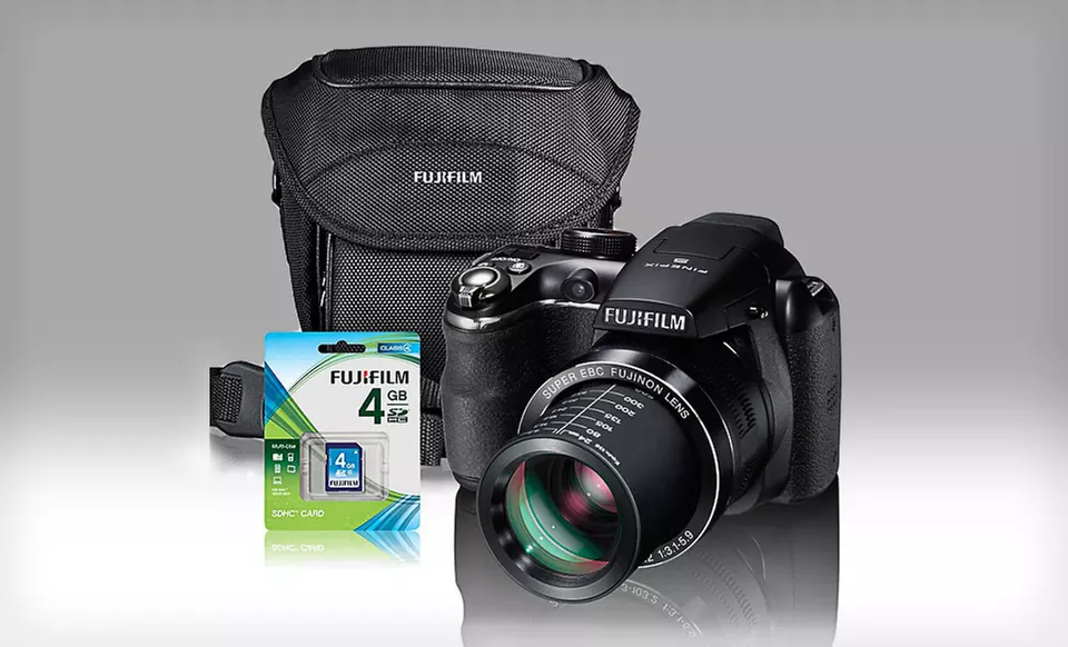 $149.99 for Fuji FinePix Digital Camera Gift Bundle with 4 GB Memory Card ($243.92 List Price). Free Shipping & Returns. - Primary Image