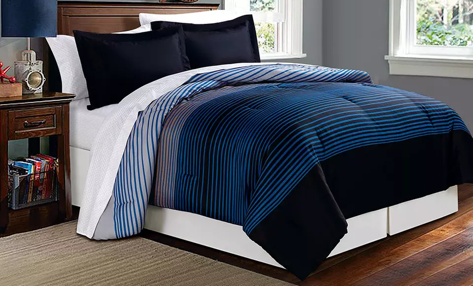 U.S. Polo Assn. Bed in a Bag with Sheets. Multiple Styles Available. Free Shipping. - Second Medium