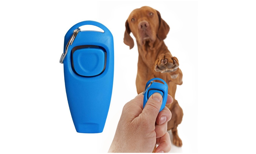 Image 5: Dog Training Clicker and Whistle