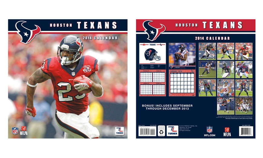 2014 NFL Team Wall Calendars | Groupon Goods