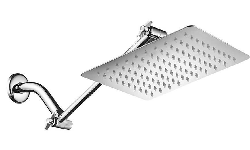 Image 4: Square Rainfall Shower Head