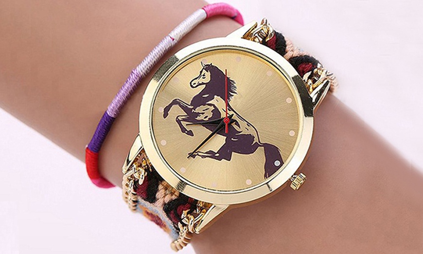 Image 2: Animal Print Watch