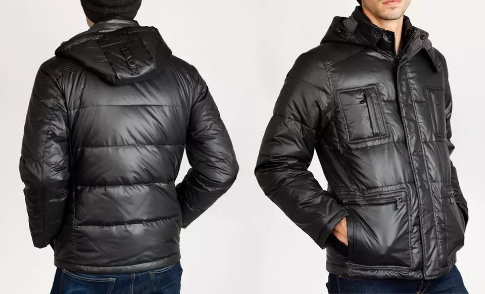 Kenneth Cole Reaction Men’s Anorak Jacket or Cire Down Coat in S–XXL (Up to 82% Off). Multiple Colors Available. Free Shipping. - Second Medium