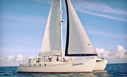 Three-Hour Sunset Catamaran Cruise for 2, 4, or 6 or a Private Cruise for Up to 30 from Fun Cat Sailing (Up to 52% Off) - Primary Image