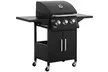 Outsunny Deluxe Gas Barbecue Grill with Three or Four Burners, in Black or White - Second Medium