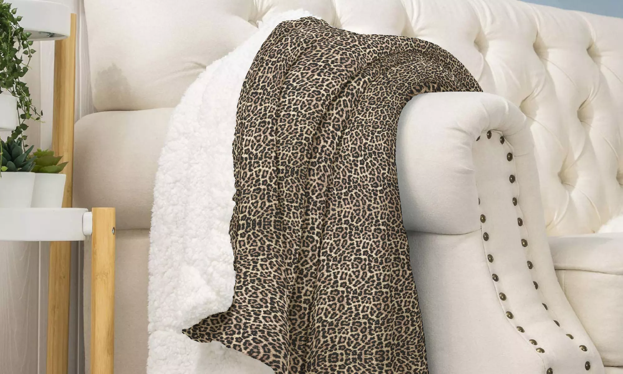 Couverture en sherpa et microfibre