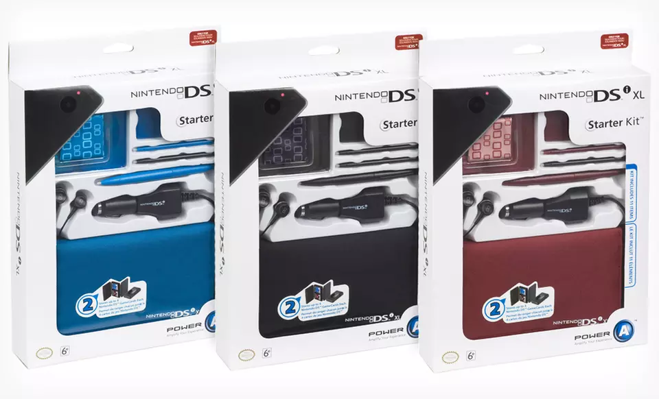 $11.99 for a PowerA Starter Kit for Nintendo DSi XL in Black, Blue, or Wine ($29.99 List Price) - Second Medium