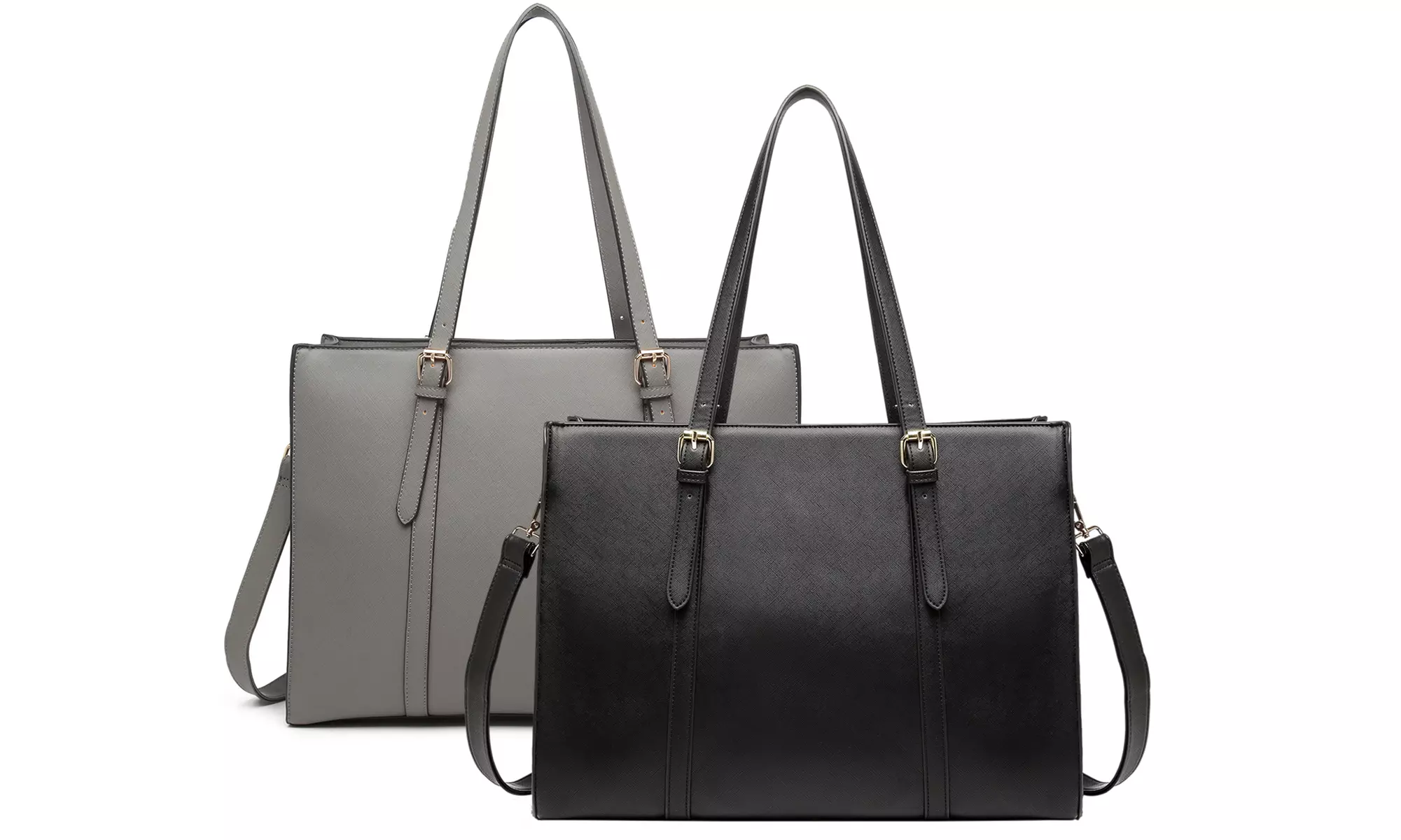 Borsa in pelle PU disponibile in 2 colori e con spedizione gratuita - Primary Image