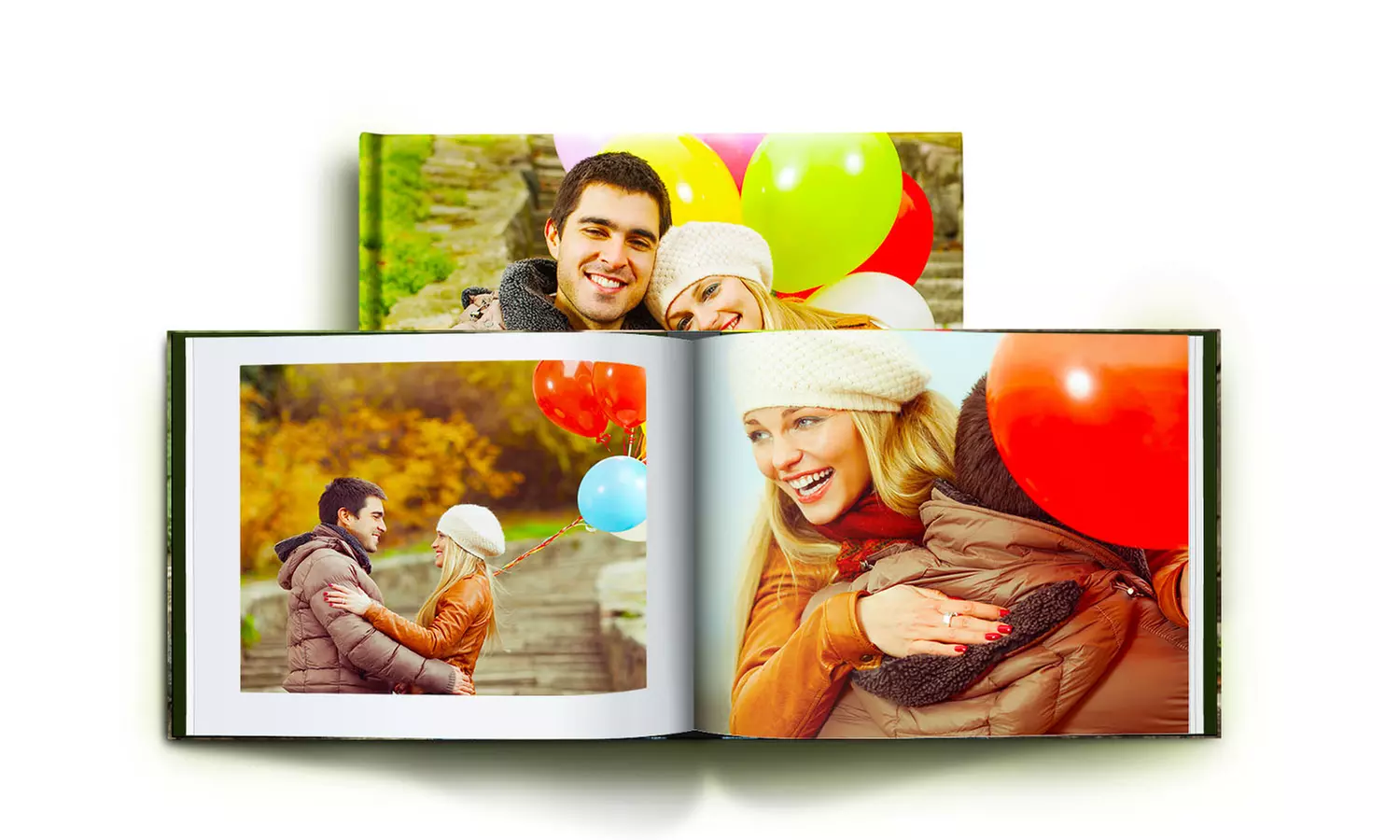 1, 2 ou 3 livres A5 ou A4 de 20, 40, 60 ou 100 pages personnalisables avec Printerpix (jusqu'à 91% de réduction) - Primary Image