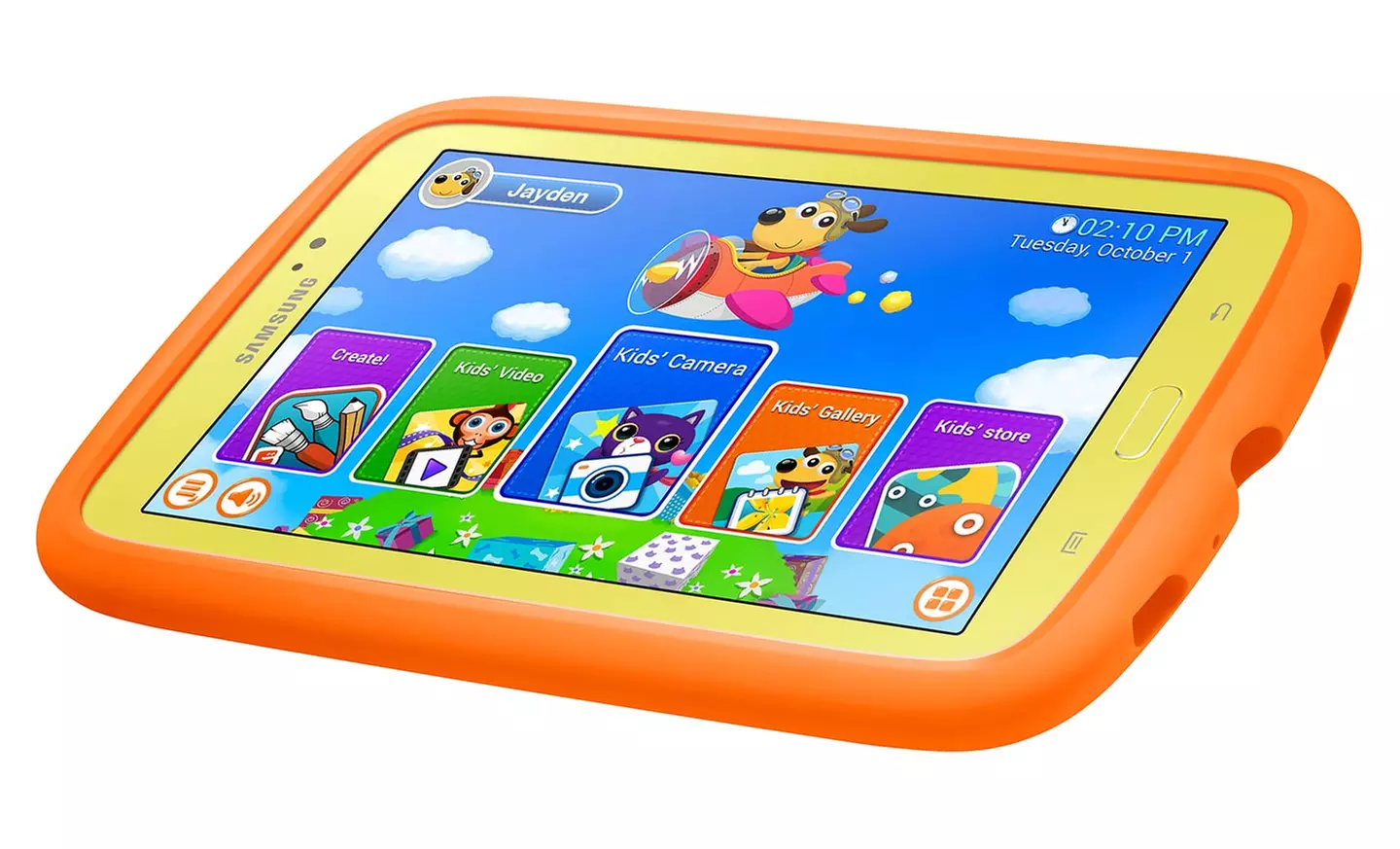 Samsung Galaxy Tab 3 7" Kids' 8GB Android Tablet with Bumper (Manufacturer Refurbished). - Second Medium