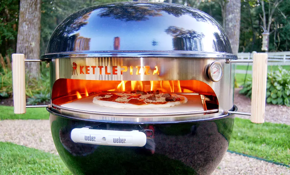 KettlePizza Basic Pizza Oven Kit for 18.5" and 22.5" Charcoal Kettle Grills. Free Shipping and Returns. - Primary Image