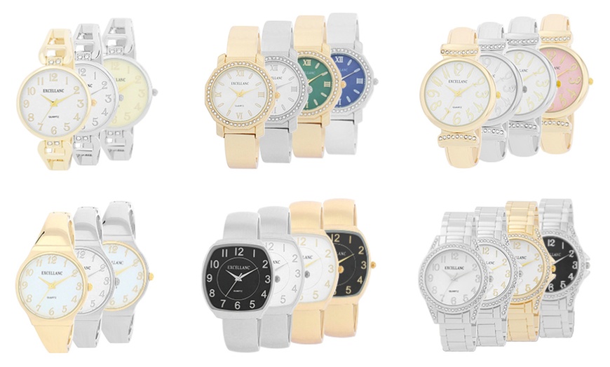 Image 1: Excellanc bangle horloge