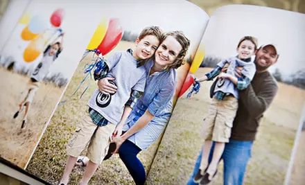 8.75"x11.25" or 11.5"x15" Customizable Photo Book from MyPublisher (Up to 79% Off) - Second Medium