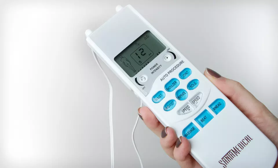 $25.99 for a Santa Medical Electronic Pulse Massager with Six Modes ($59.95 List Price). Free Shipping and Returns. - Second Medium