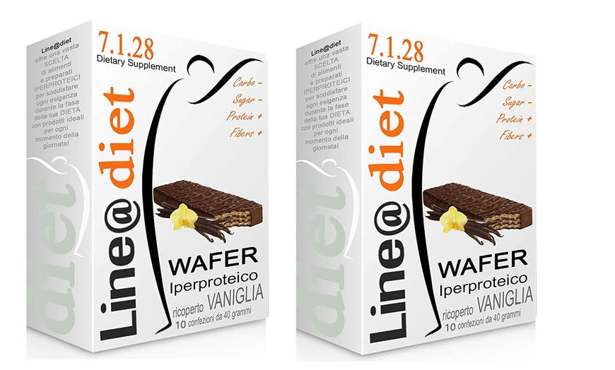 Image 9: Fino a 40 wafer iperproteici Line@