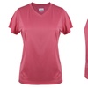 Image 11: Women's Slim-Fit V-Neck Active Tee