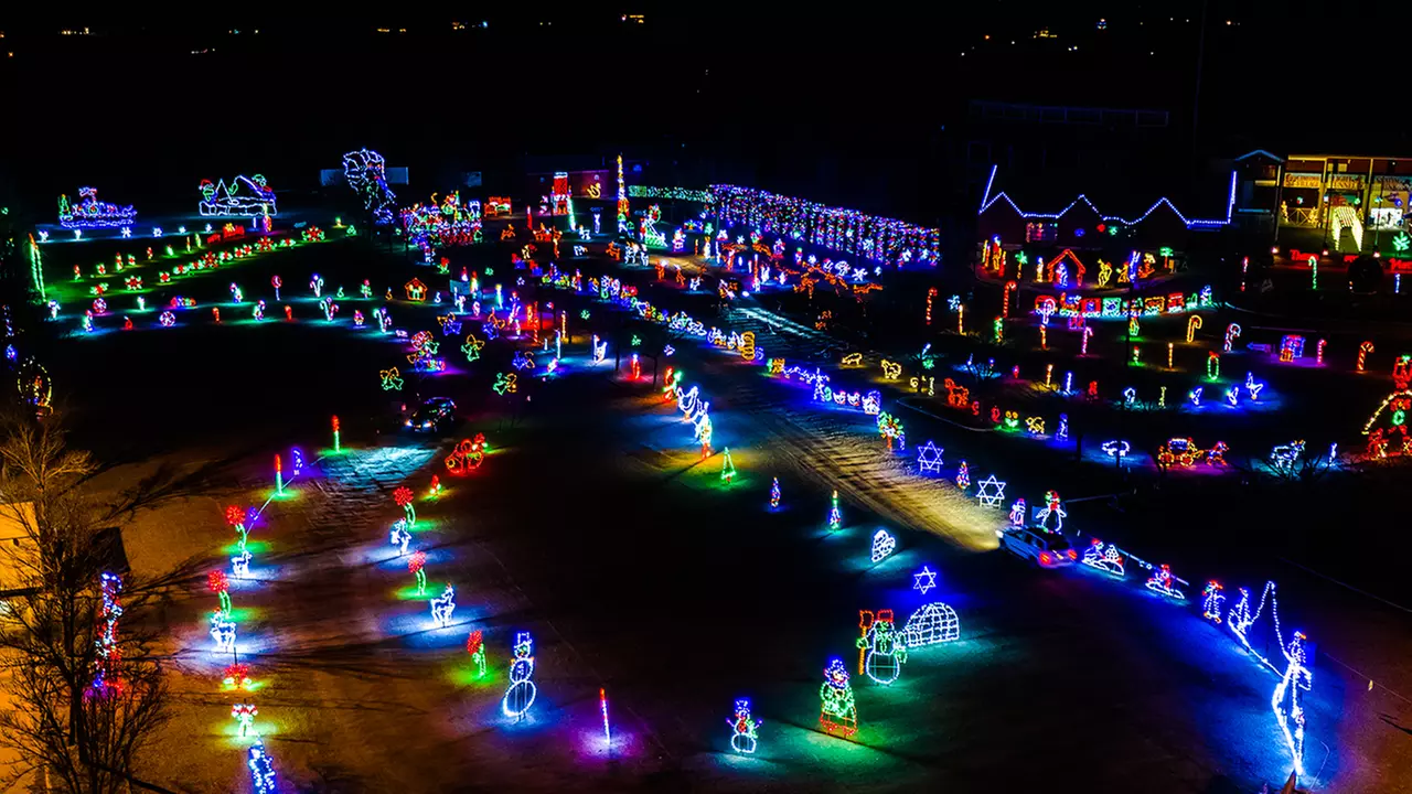 Skylands Stadium Christmas Light Show and Village from November 23 – December 30 - Primary Image