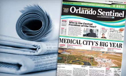 $10 for a One-Year Sunday-Only Subscription to the "Orlando Sentinel" ($85.08 Value) - Primary Image