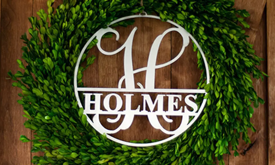 10" or 16" Handcrafted Metal Monogram from Rusted Orange Craftworks Co. (Up to 58% Off)  - Primary Image