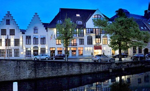 Hartje Brugge: 2-persoonskamer met wellness in 4* hotel