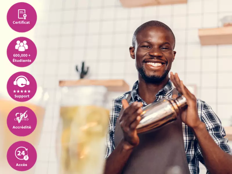 Cours en ligne de bartender et barista sur le site International Open Academy (réduction de ) - Primary Image