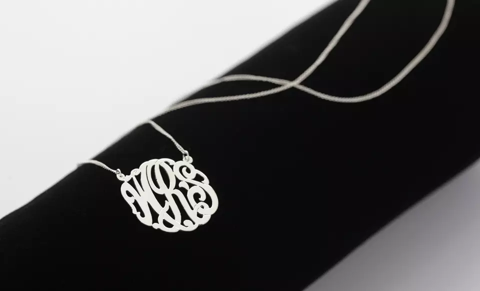 Personalized Monogram﻿ Necklace and Free $25 Gift Card from Monogram Online. Multiple Styles from $39.99–$49.99. - Second Medium