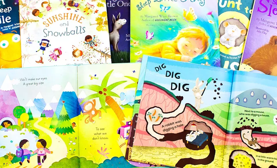Set of 8 Margaret Wise Brown Picture Books - Second Medium