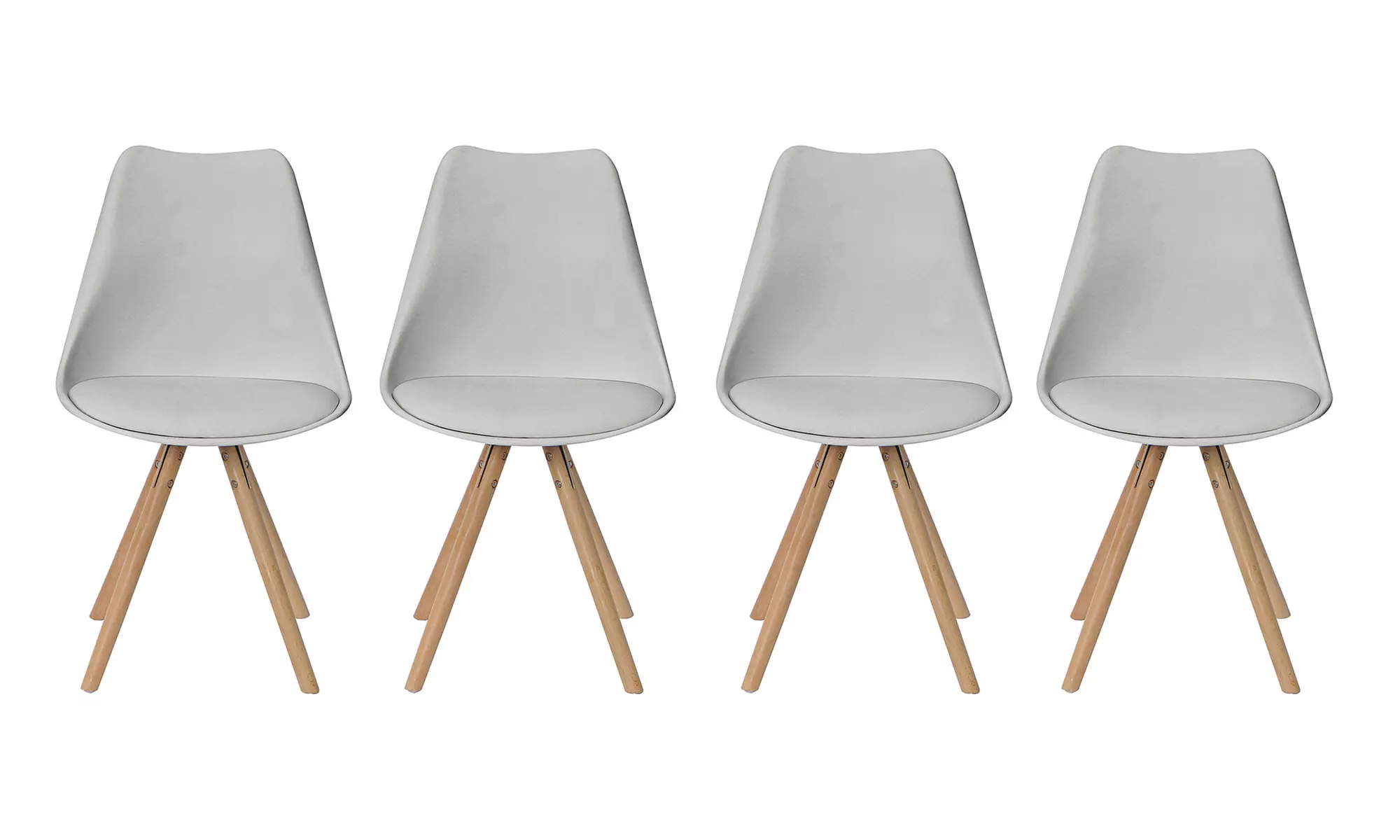 Silla de estilo escandinavo con asiento blando redondo, de Sampur