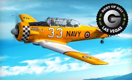 $199 for an Aerobatic Warbird- or Afterburner-Flight Experience and Flight Museum Entry at Sky Combat Ace in Henderson (Up to $509 Value) - Primary Image