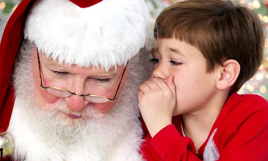 Image 1: Festive Fun with Santa's Grotto