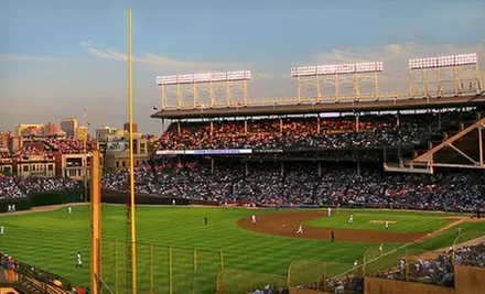 $99 for a Chicago Cubs Game with Food and Drinks at Wrigley View Rooftop (Up to $225.59 Value). Five Games Available. - Primary Image
